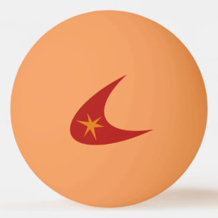Retro Boomerang Tischtennisball
