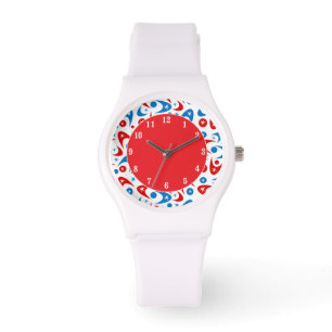 Retro Boomerangs Armbanduhr