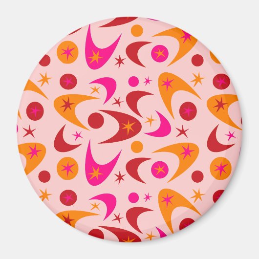 Retro Boomerangs aus dem Mittelalter Magnet (Vorne)