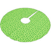 Retro Boomerangs aus dem Mittelalter Polyester Weihnachtsbaumdecke (Schrägansicht)