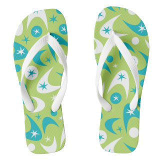 Retro Boomerangs Badesandalen