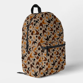 Retro Boomerangs Bedruckter Rucksack