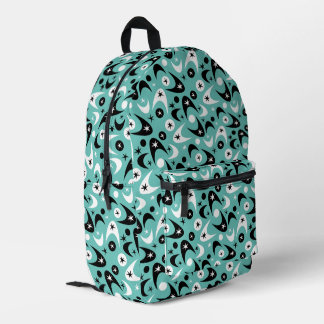 Retro Boomerangs Bedruckter Rucksack