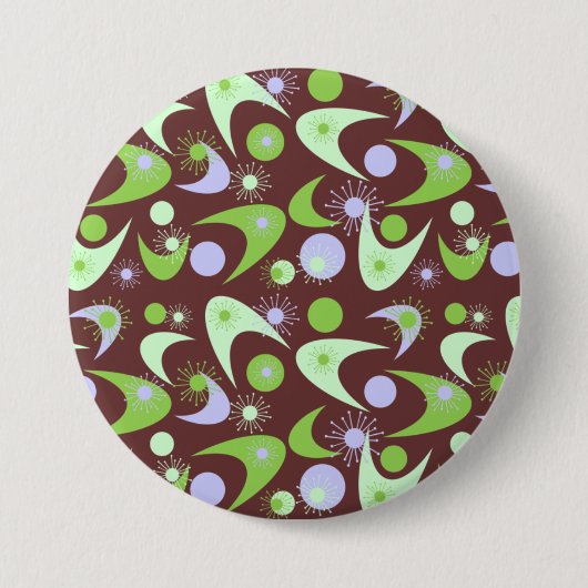 Retro Boomerangs Button (Vorderseite)