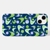 Retro Boomerangs Case-Mate iPhone Hülle (Rückseite (Horizontal))