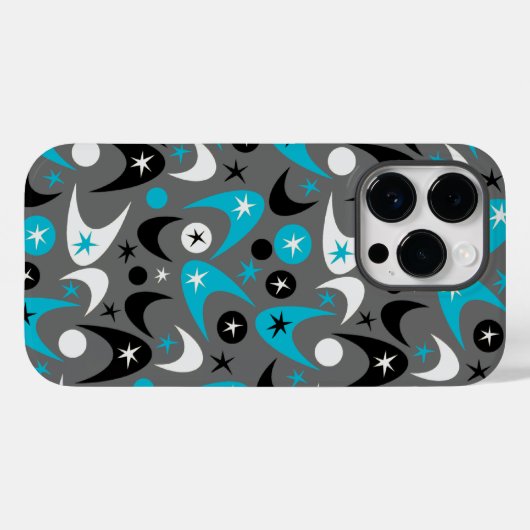 Retro Boomerangs Case-Mate iPhone Hülle (Rückseite (Horizontal))