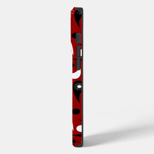 Retro Boomerangs Case-Mate iPhone Hülle (Rückseite / Links)