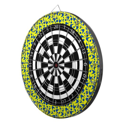 Retro-Boomerangs Dartscheibe (Vorderseite rechts)