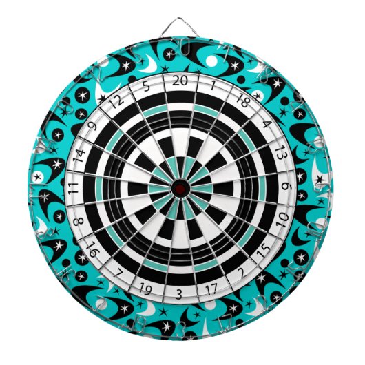 Retro-Boomerangs Dartscheibe (vorne)
