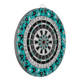 Retro-Boomerangs Dartscheibe (Vorderseite Links)