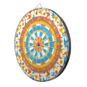 Retro Boomerangs Dartscheibe (Vorderseite rechts)