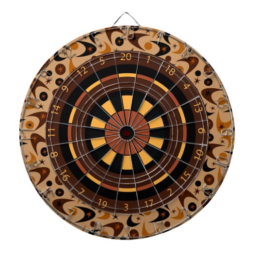 Retro Boomerangs Dartscheibe (vorne)