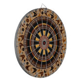 Retro Boomerangs Dartscheibe (Vorderseite Links)