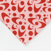 Retro Boomerangs Fleecedecke (Ecke)