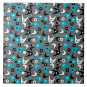 Retro Boomerangs Fliese (Vorderseite)