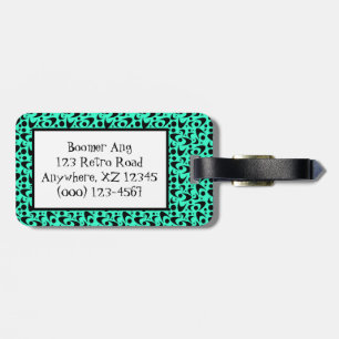 Retro Boomerangs Gepäckanhänger