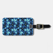 Retro Boomerangs Gepäckanhänger (Vorderseite horizontal)