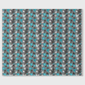 Retro Boomerangs Geschenkpapier (Flach)