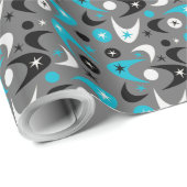 Retro Boomerangs Geschenkpapier (Rolleneckpunkt)