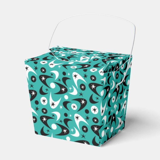 Retro Boomerangs Geschenkschachtel (Vorderseite)