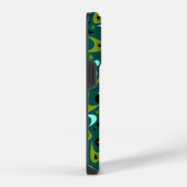 Retro Boomerangs iPhone Hülle (Rechte Seite)