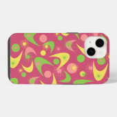 Retro Boomerangs iPhone Hülle (Rückseite (Horizontal))