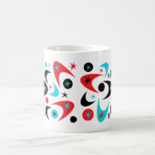 Retro-Boomerangs Kaffeetasse (Mittel)