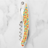 Retro Boomerangs Kellnermesser (Vorderseite)