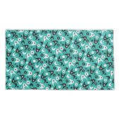 Retro Boomerangs Kissenbezug (Rückseite)