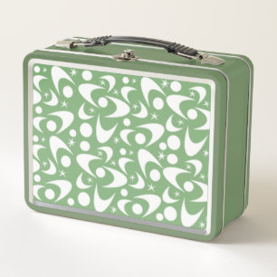 Retro Boomerangs Metal Lunch Box