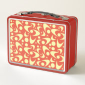 Retro Boomerangs Metal Lunch Box (Rückseite)