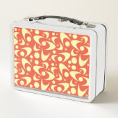 Retro Boomerangs Metal Lunch Box (Rückseite)