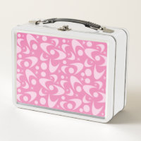 Retro Boomerangs Metal Lunch Box