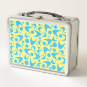 Retro Boomerangs Metal Lunch Box (Vorderseite)