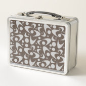 Retro Boomerangs Metal Lunch Box (Vorderseite)