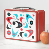 Retro Boomerangs Metall Brotdose (Beispiel)