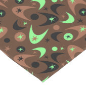 Retro Boomerangs Mittelgroßer Tischläufer (Ecke)