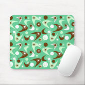 Retro Boomerangs Mousepad (Mit Mouse)