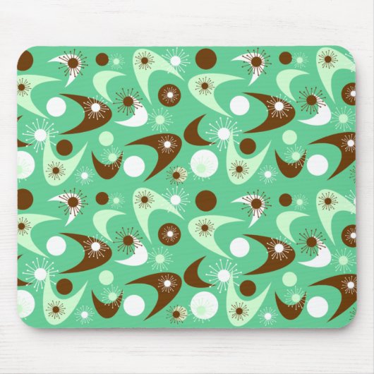 Retro Boomerangs Mousepad (Vorne)