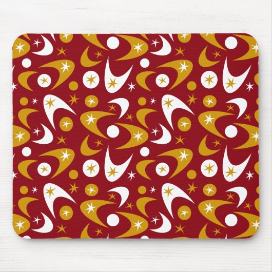 Retro Boomerangs Mousepad (Vorne)