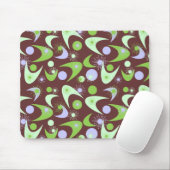 Retro Boomerangs Mousepad (Mit Mouse)