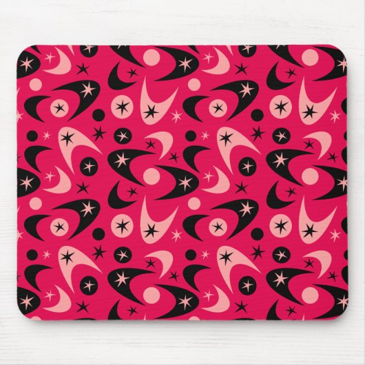 Retro Boomerangs Mousepad (Vorne)