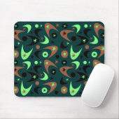 Retro Boomerangs Mousepad (Mit Mouse)