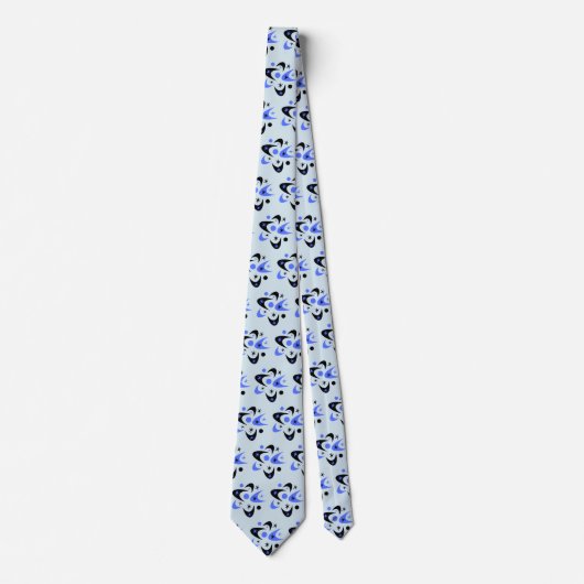 Retro Boomerangs Neck Tie Krawatte (Vorderseite)