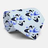 Retro Boomerangs Neck Tie Krawatte (Gerollt)