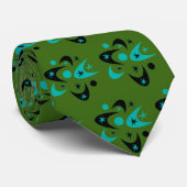 Retro Boomerangs Neck Tie Krawatte (Gerollt)