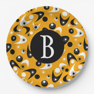 Retro Boomerangs Pappteller