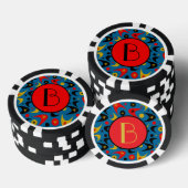 Retro Boomerangs Pokerchips (Stapel)