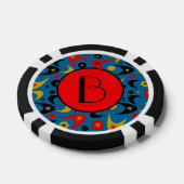 Retro Boomerangs Pokerchips (Einzeln)