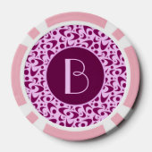 Retro Boomerangs Pokerchips (Rückseite)